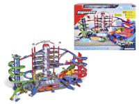 Garáž Super City + 6 autíček a vlak